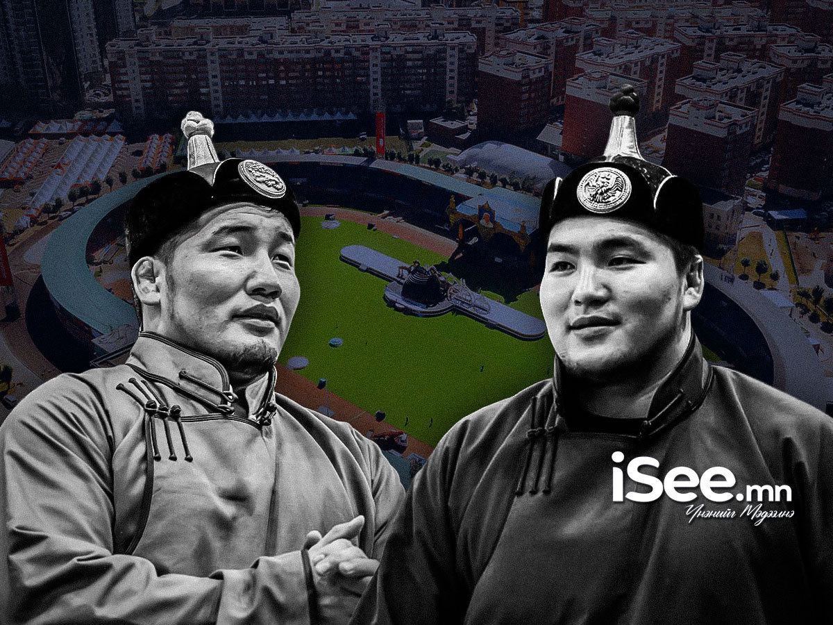 Үндэсний баяр наадмаар 1024 бөх барилдаж Э.Батмагнай ес даван үзүүрлэвэл улсын аварга, харин Б.Орхонбаяр ес даван үзүүрлэвэл зөвхөн чимэг нэмнэ